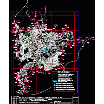 Mapa de Ordenamiento Urbano Institucional