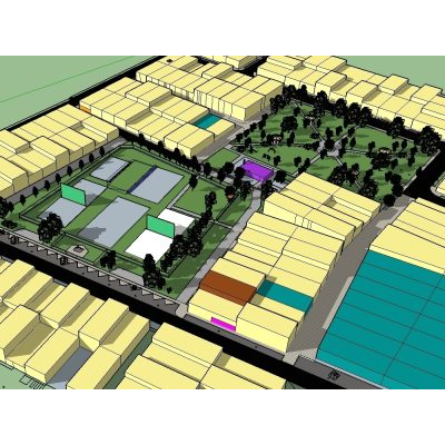 Levantamieno parque 3d corpus cristi max