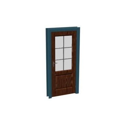 Puerta Clasica con Acabado en Madera