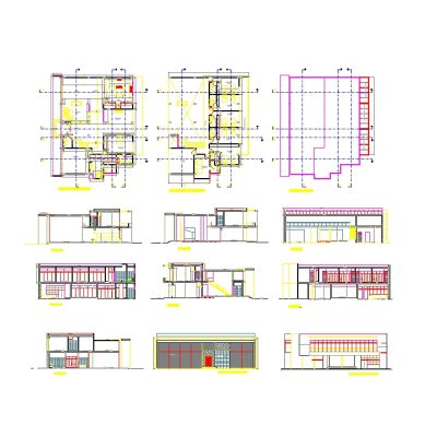 Vivienda unifamiliar de 18,40 x 22,80 mts.