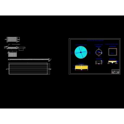 Planos de drenaje pluvial en autocad