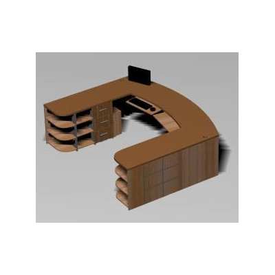 Higueras curvo chico. - mueble de oficina