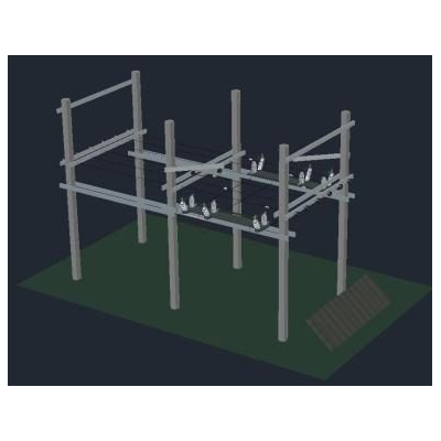 3d electrical substation