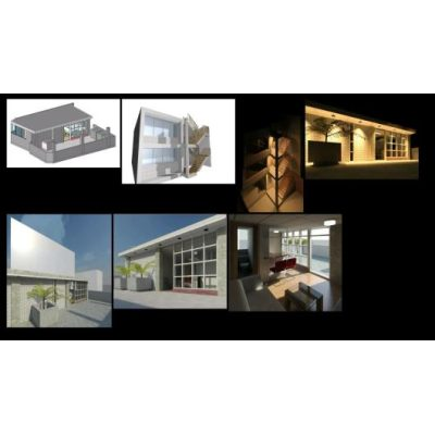 Vivienda unifamiliar en revit