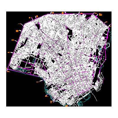 Mapa de capital federal