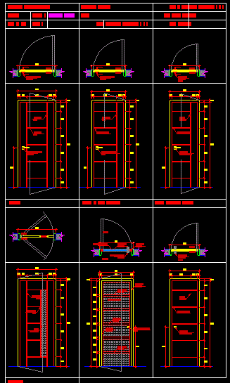 détail des portes