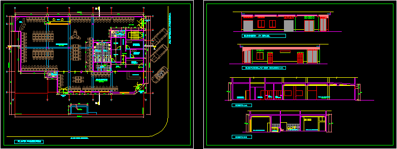 Casino / top view and elevation