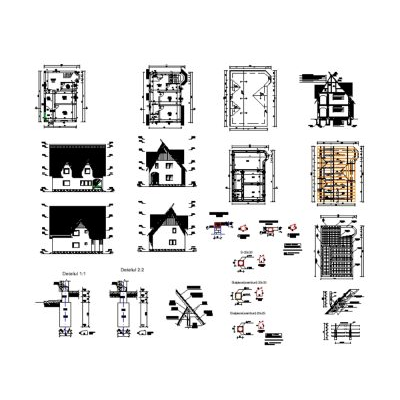 Vivienda unifamiliar de 7,25 x 11,40