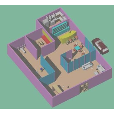 Gimnasio 3d