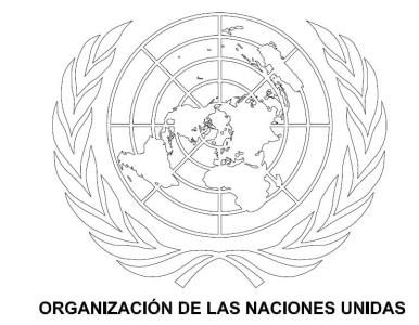 Schild der Vereinten Nationen