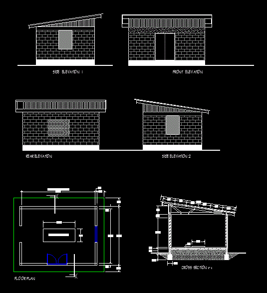 sezione capannone generatore