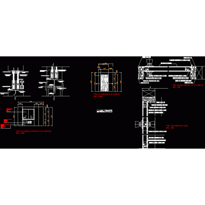 Puertas y ventanas - detalles constructivos