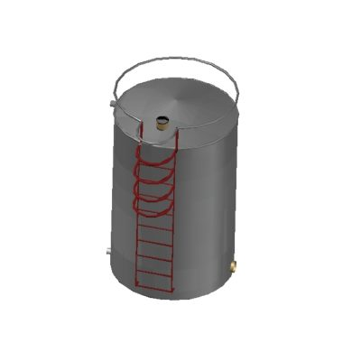 Tanque de água, design industrial.