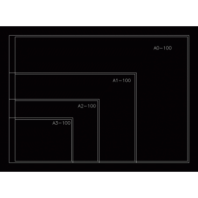 Laminas A0; A1; A2; A3 esc.1:100