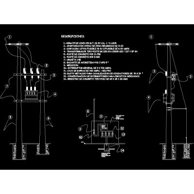 23 kv two pole transformer