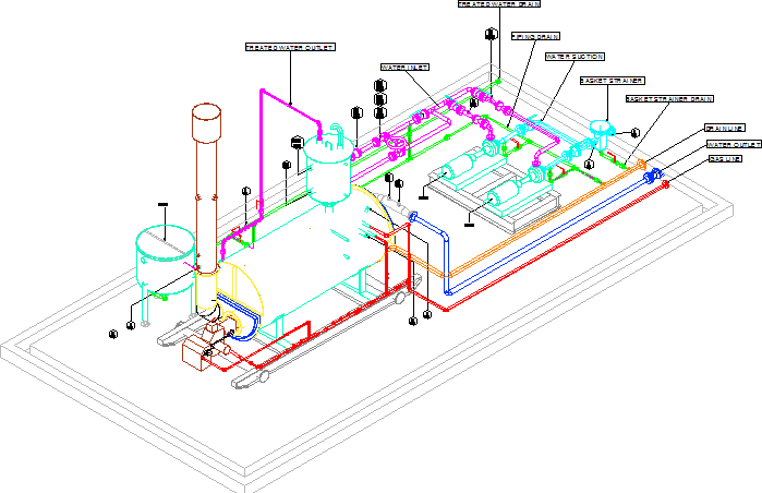 Indirect heater system