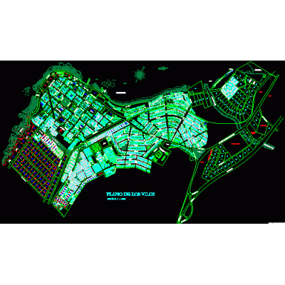 Plano urbano los vilos (chile)