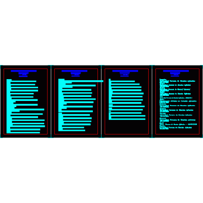 Modelos de textos en autocad