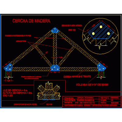 Cabreada de madera