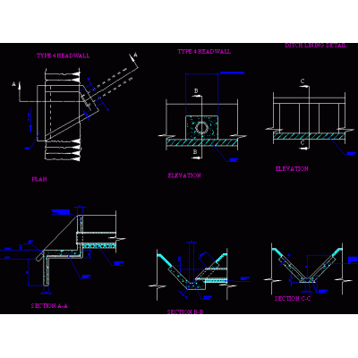 Dibujo autopista  construccion detalles 700 series