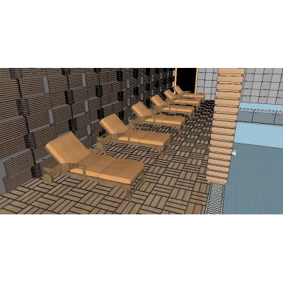 Zona de Relajacion en Gimnasio