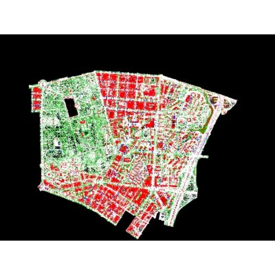 Plano catastral madrid  - barrio el retiro