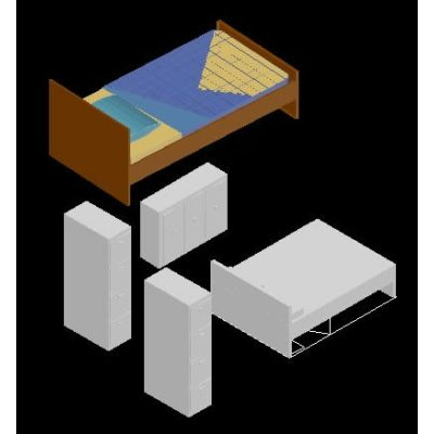 Coleccion de bloques 3d