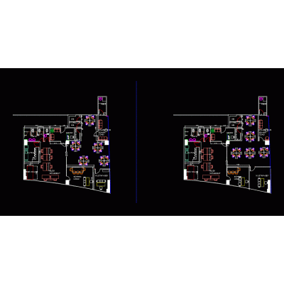 Plano de muebles - oficina