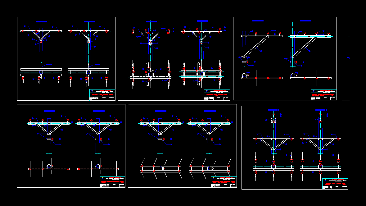 Estructuras aereas en media tension a 13.8 kv.