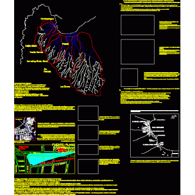 Plano hidrografico de valparaiso