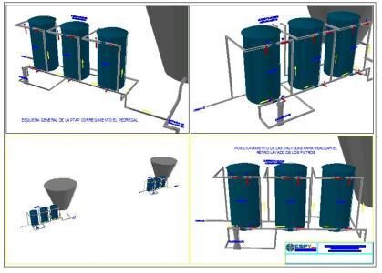 Compact drinking water treatment plant
