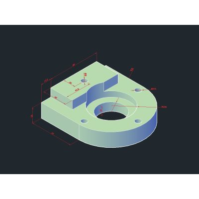 Trabajo de autocad 2 d ejercicio numero1