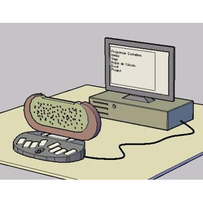 computer for the blind in 3d