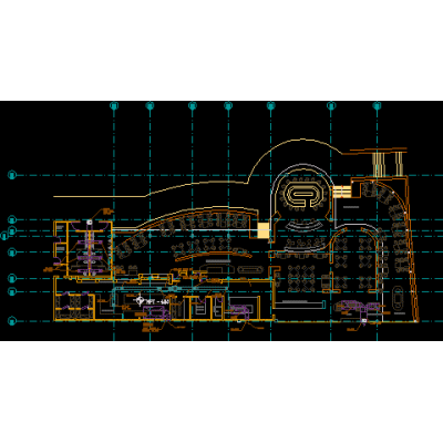 Plano de Aire Acondicionado para Restaurante de Playa