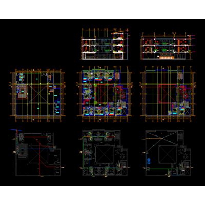 Plano Completo de Hotel Colonial