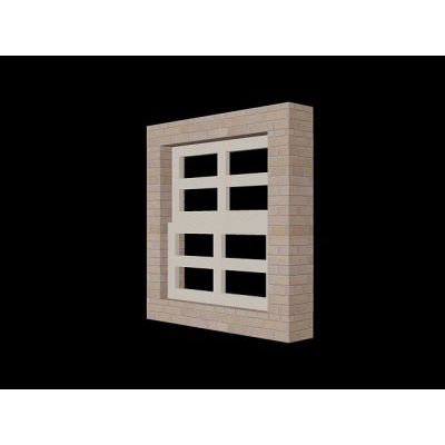Ventana 3d textura