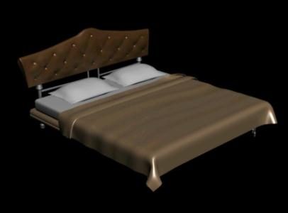 Double bed - bedroom