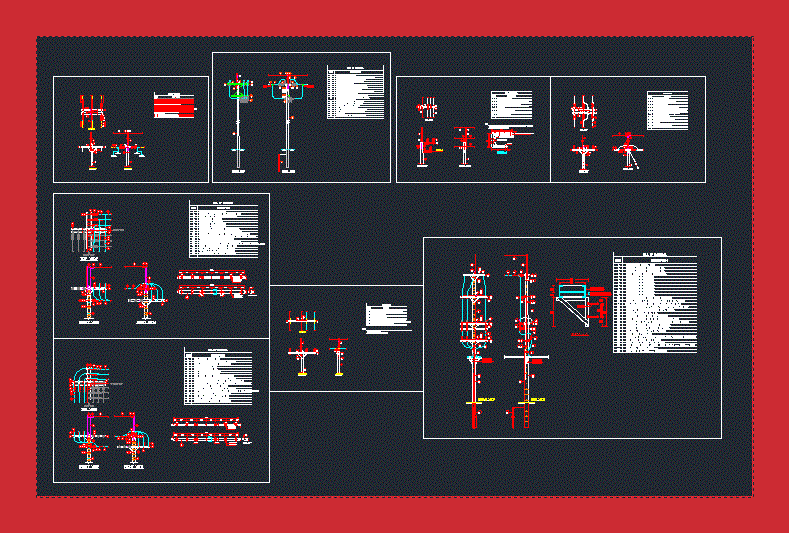 22-kV-Maststrukturen