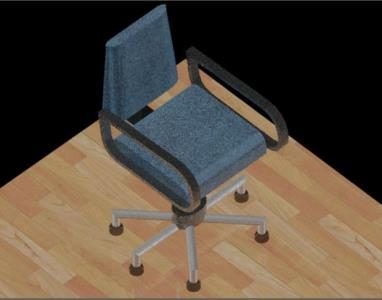 3D-Bürostuhl