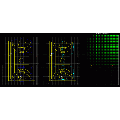 Sports court lighting