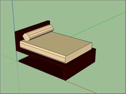 double bed3d