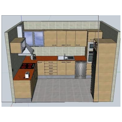 Cocina Compacta y Funcional