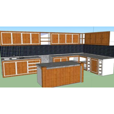 Mueble de cocina - 3d