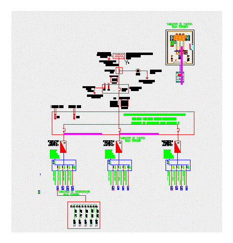 single-family electrical diagram