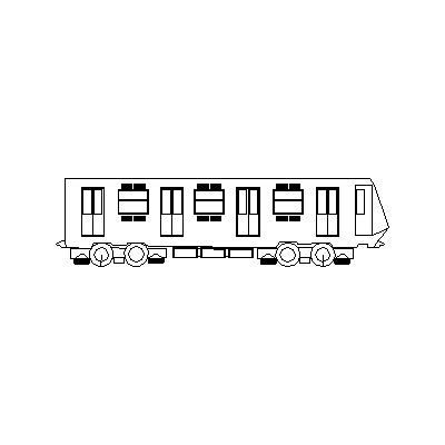 Vagon conductor del metro de la ciudad de mexico