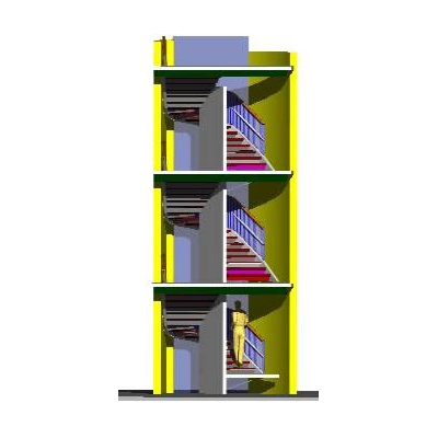 Escaleras con varandal