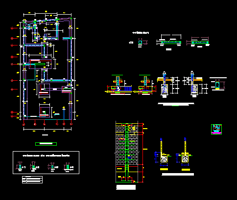 Plan de fondation de l'appartement