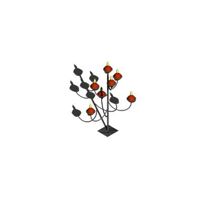 Candelabro aceite 3d