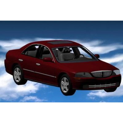 Automovil lincoln 3d