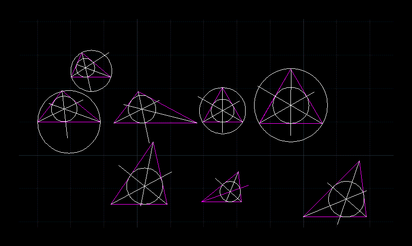 centro del triangolo